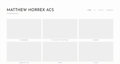 Desktop Screenshot of matthorrex.com